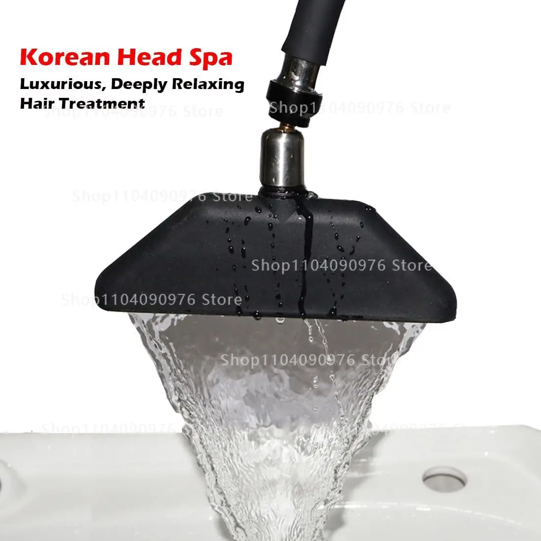 

Ceramic basin water circulation head treatment sprayer salon shampoo punch basin plus waterfall shower