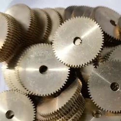 1PC 0.5M Modulus 18T/ 20T/ 22T/ 24T/ 25T/ 26T / 28T/ 30T/ 32T/ 36T/40T Teeth Brass Metal Copper Gear 2mm Thickness Fit 2mm Shaft