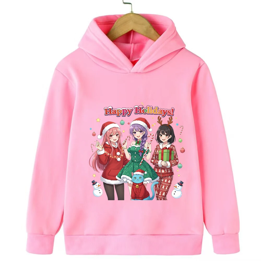 Merry Christmas! Witch Hunt Girls and boys hooded sweatshirts, novel Christmas pullover, holiday pullover, sweatshirt