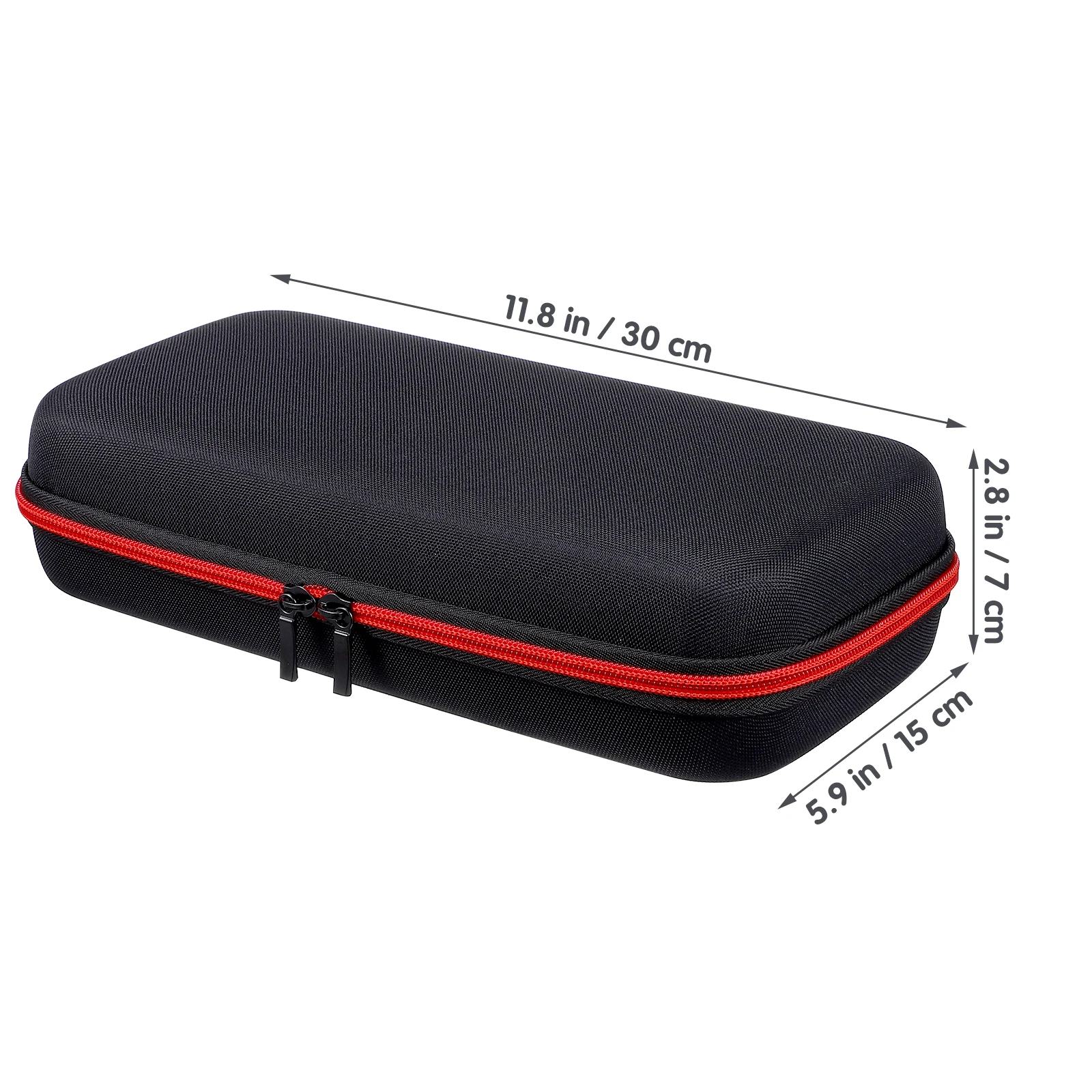 Microphone Case Mic Wireless Storage Hard Pouch Carrying Zipper Handheld Cases Sponge Eva Travel Dual Dj Transport Belt A Cable