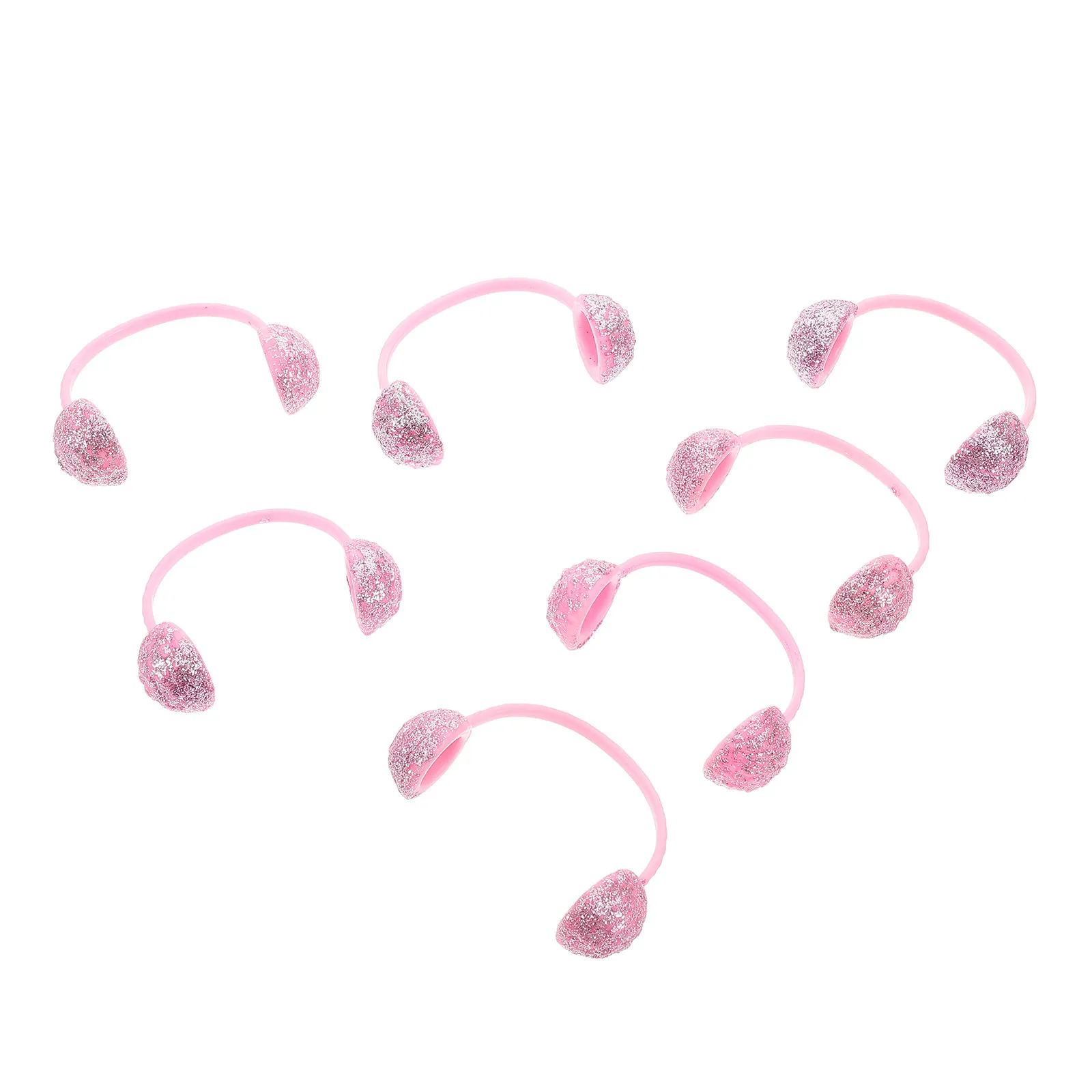 

Набор из 6 милых зимних повязок на голову с ушками, идеально подходящий для детей, для ролевых игр, ручной работы, аксессуары для кукол Реборн