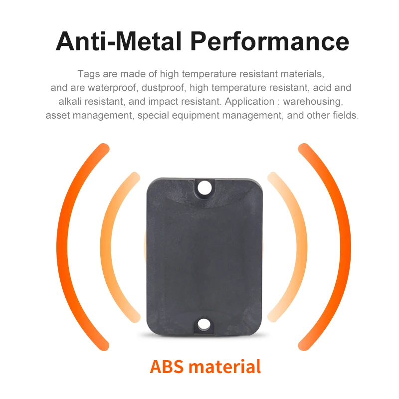 FONKAN Max 230 Degrees Celsius UHF RFID High Temperature Anti-metal Tag For Asset Management