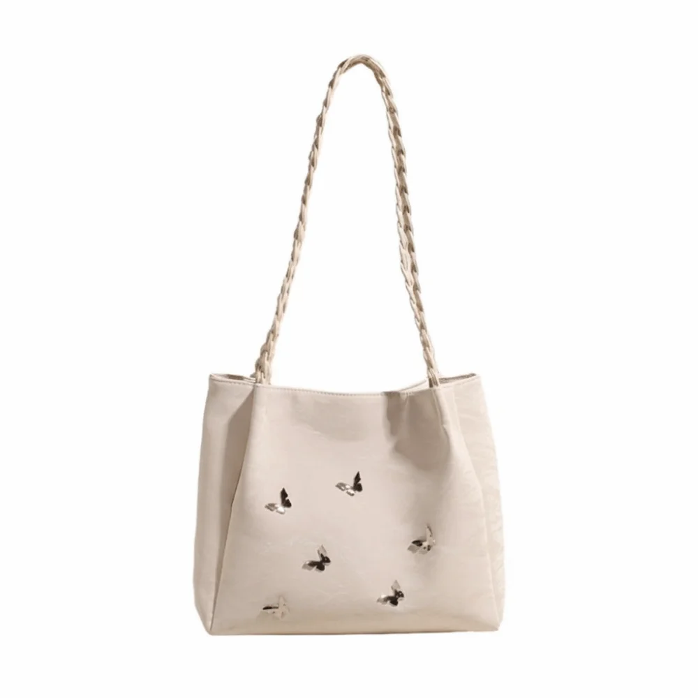 

Мягкая кожаная сумка через плечо с бабочкой, многофункциональная сумка большой вместимости на молнии, женский рюкзак, кошелек, женский дорожный рюкзак