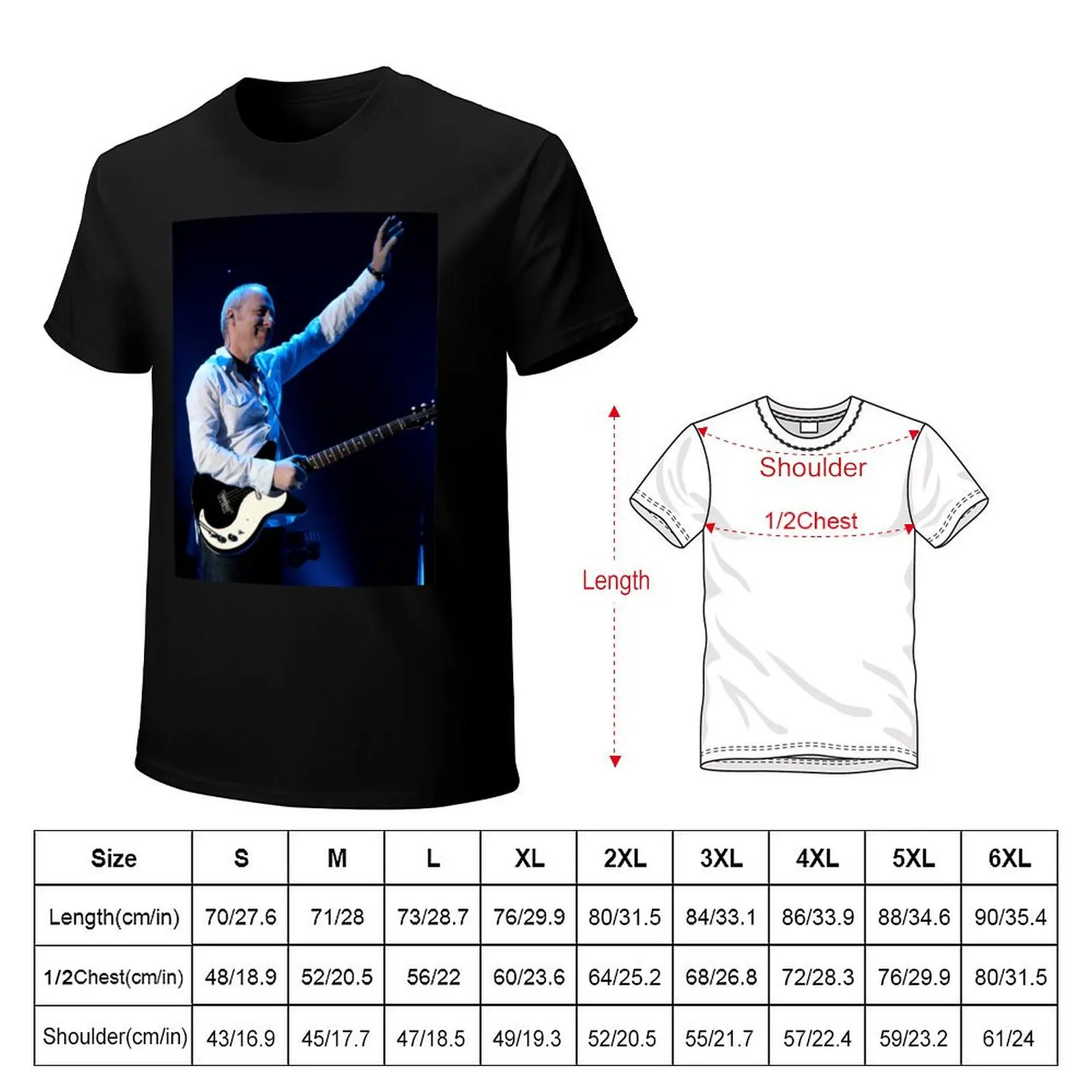 BEST SELLER Mark Knopfler Merchandise T-Shirt Work Outdoor Short Sleeve Tee