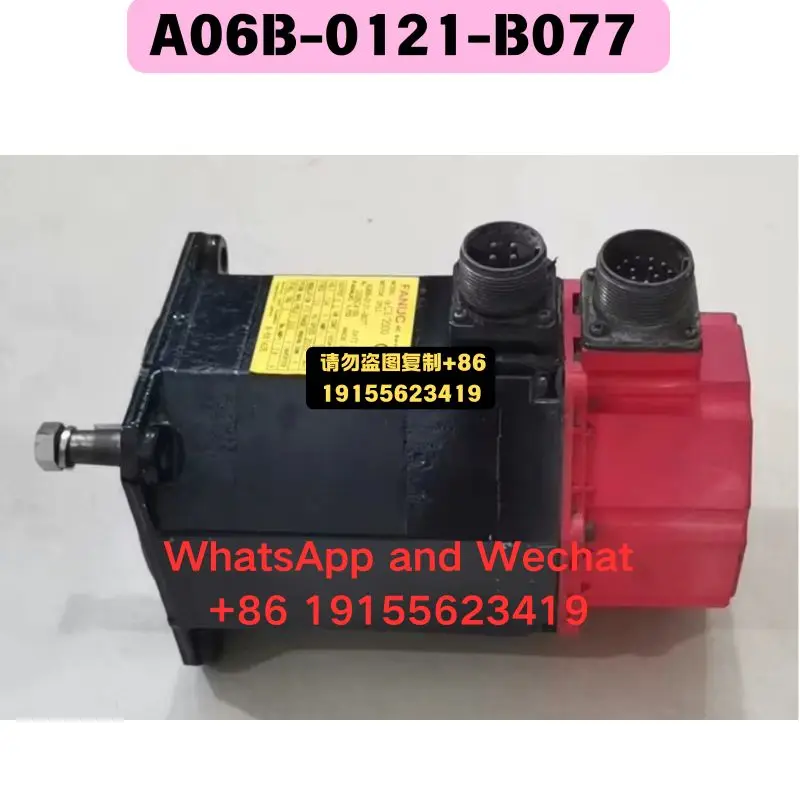 Used OEM disassembled parts A06B-0121-B077 electrical machinery Functional test OK Quick delivery
