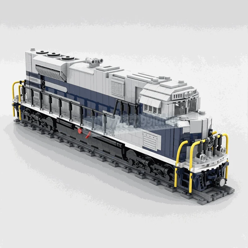 2291PCS Classic Diesel Freight Locomotive Building Blocks Railway Train Engine Model DIY Assembly Toy CreativeCollection Gifts