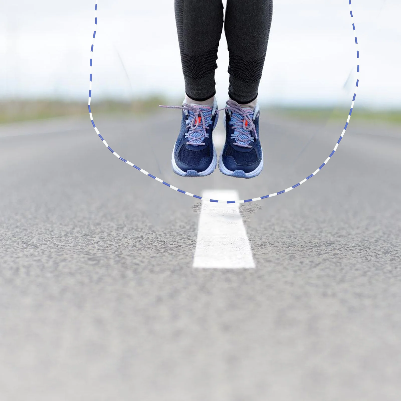 

Bamboo Joint Premium Pvc Fitness Exercise For All Ages Ergonomic Handle Workout Sports Equipment Fitness Jump Rope Sports Jump