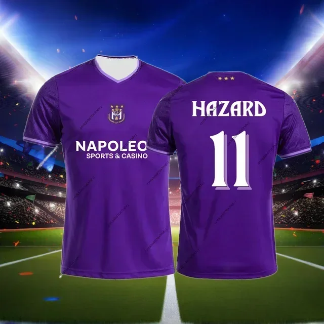 R.S.C. أندريليفت لكرة القدم بلجيكا Men_Boy 24_25 كرة القدم جيرسي الرياضة ثلاثية الأبعاد تي شيرت مطبوع المشجعين كرة القدم الخاصة جيرسي كيت #3