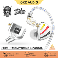 QKZ ODIN Earphone HIFI Heavy Bass Earbuds Monitor Vocal 3-Level Tuning Switch Metal Dynamic Noise Reduction In-Ear Sport Headset