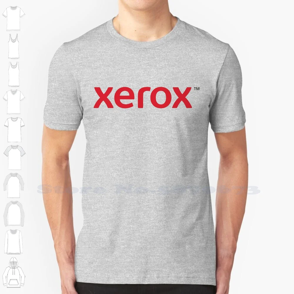 Xerox Logo Casual T Shirt Top Quality Graphic 100% Cotton Tees