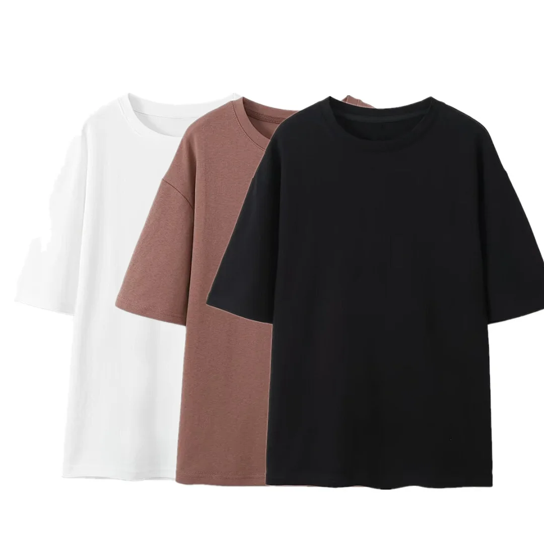 

Maxdutti Summer T-shirt Woman Clothes Fashion Basic Round Neck Female Clothing Multicolor Short Sleeve T-shirt Women Pullover To