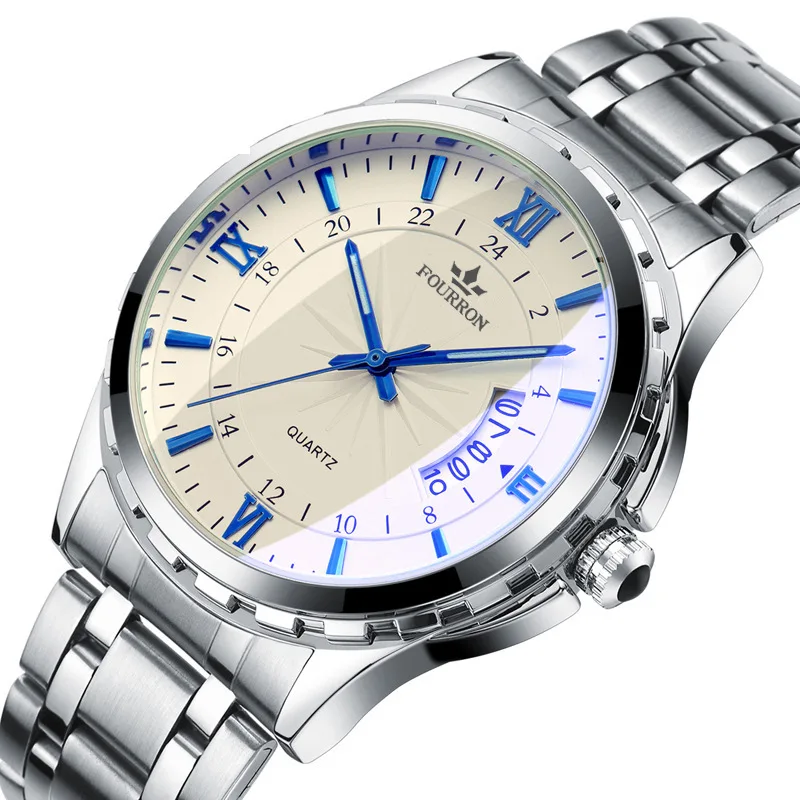 New Fashion  Luxury Top brand  watches men waterproof Simple Genuine watch steel men\'s quartz watch men clock Dropshipping!!!