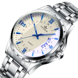 New Fashion  Luxury Top brand  watches men waterproof Simple Genuine watch steel men's quartz watch men clock Dropshipping!!!