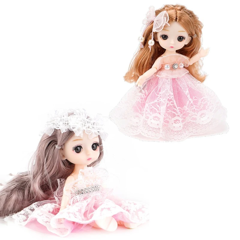 Quente 18cm criativo bonito casamento princesa articulado bonecas móveis meninas jogar casa bjd boneca brinquedos das crianças feriado presente de aniversário