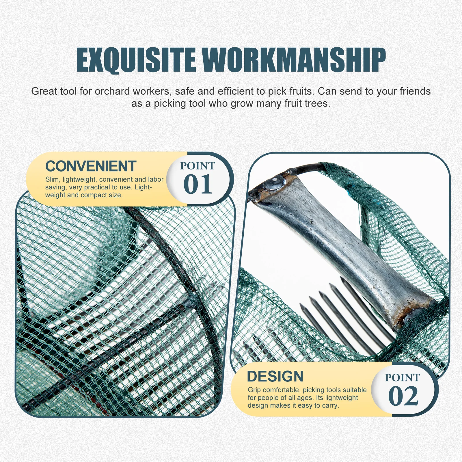 أداة منتقي التوت الصغيرة خفيفة الوزن حصادة الفاكهة كفاءة جهاز التقاط التوت توفير العمالة أدوات حديقة البستان