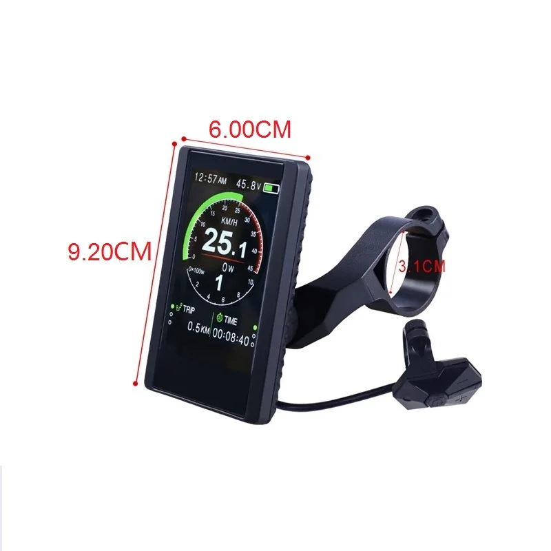 Electirc bike Bafang 8fun BBS01 BBS02 BBSHD 850C LCD Display For Mid-drive Hub Motor