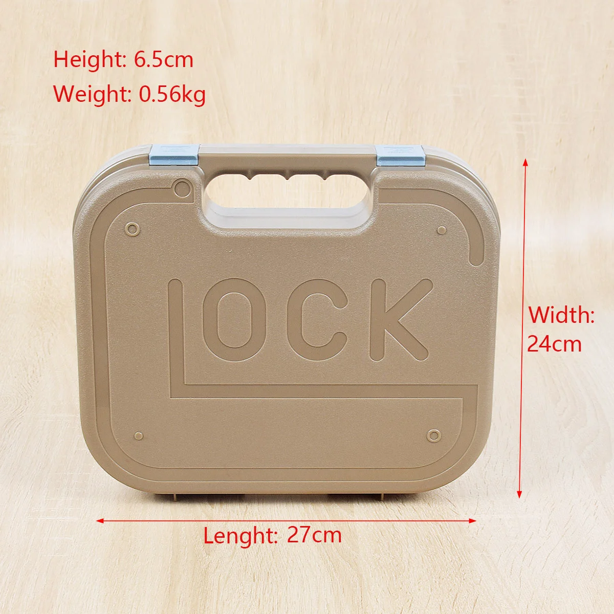 ABS caccia G17 19 1911 valigia impermeabile per Glock Storage Box borsa per pistola strumento portatile custodia per pistola in plastica impermeabile