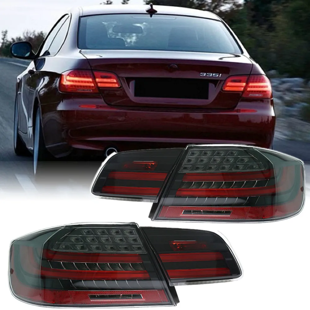 

Пара светодиодных задних фонарей для BMW 3 серии M3 E92 330i 335i M3 2005-2013: стоп-сигнал, задний ход, указатель поворота, стайлинг автомобиля