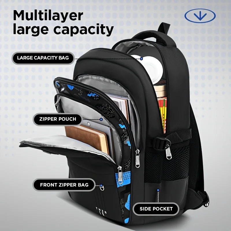 New Children School Bags Kids Backpack In Primary Schoolbag For Teenager Boys Waterproof Backpacks Book Bag Mochila