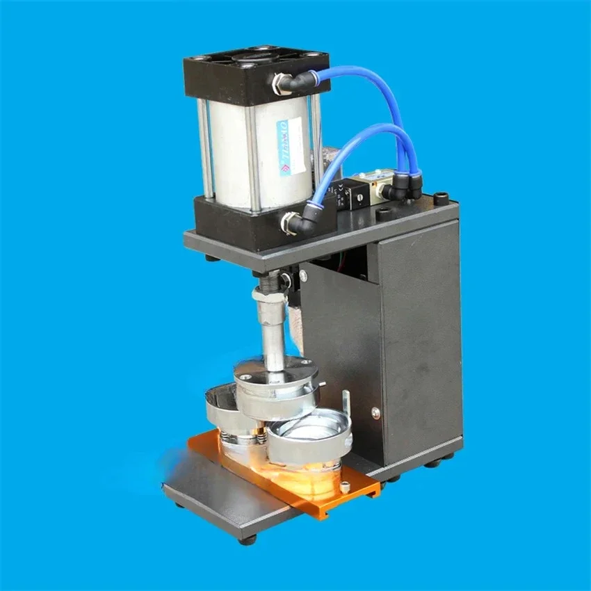 New Penumatic Badge Making Machine Excellent Interchangeable Die Mould Badge Maker Pin Button Press Making Machine 500pcs/hour