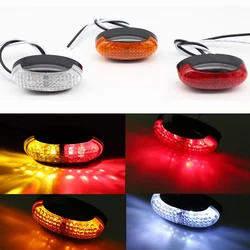 4LED 12V/24V Car Trailer Truck Clear Side Marker Indicator Light Lorry Lamp Amber + Red /Red / Amber / White