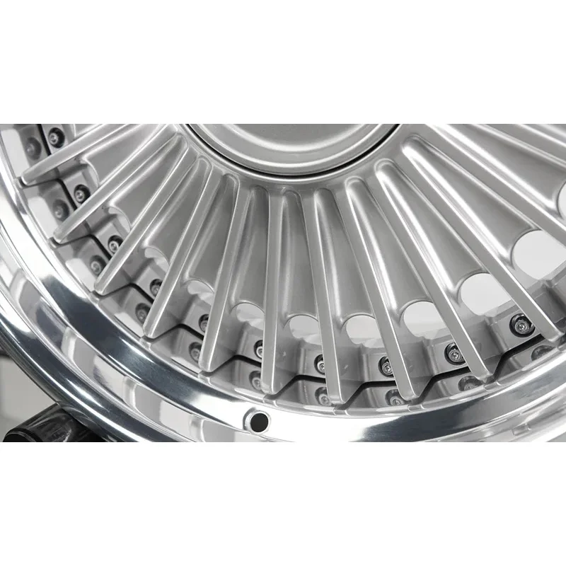 High Quality 2 Piece T6061 Forged Deep Dish Alloy Wheel Hubs 18-24 Inch 5X112 5X114.3 5X120 Auto Modification Spare Parts 3