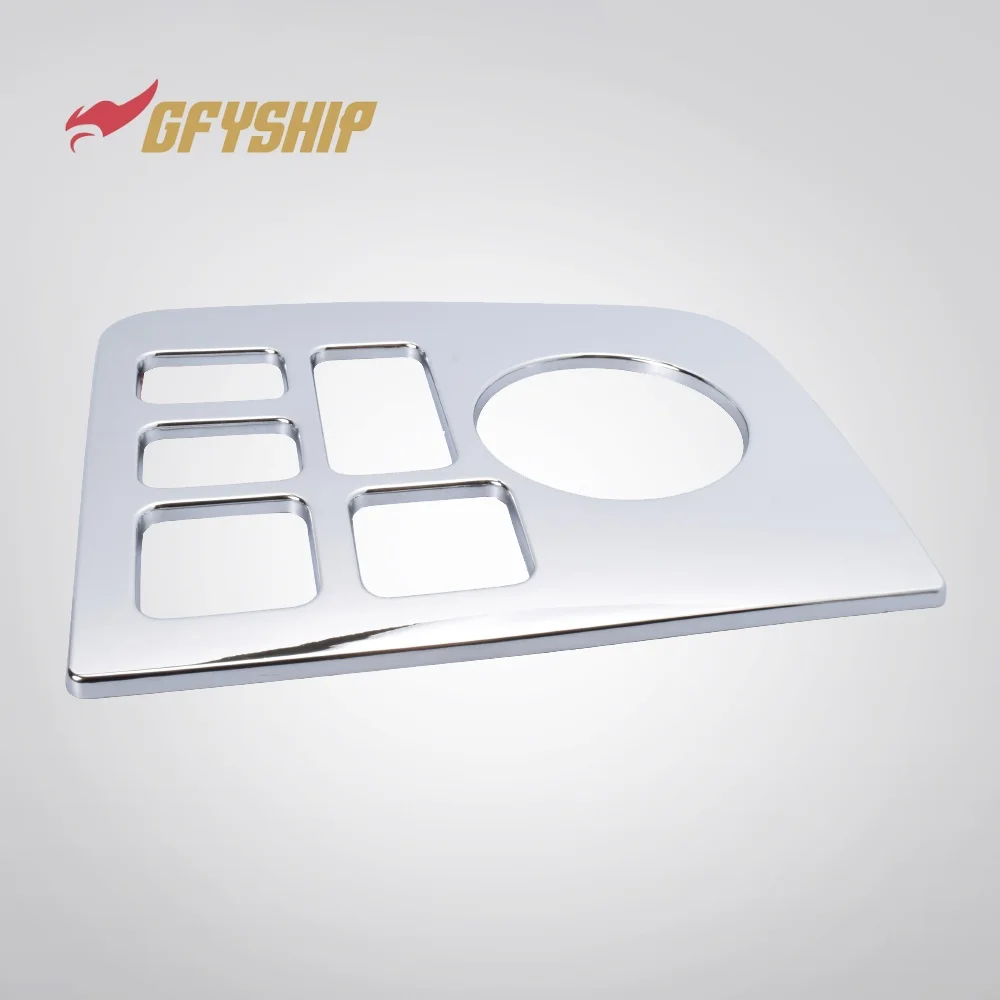 Motorcycle Chrome Left Switch Panel Trim Cover For Honda GL1800 Goldwing 2001-2010
