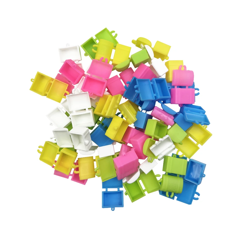 50pcs Dental Mini Milk Teeth Organizer Case Storage Baby Tooth Box Kids Container Plastic Children Gift Souvenir Save Fairy Box, image 4