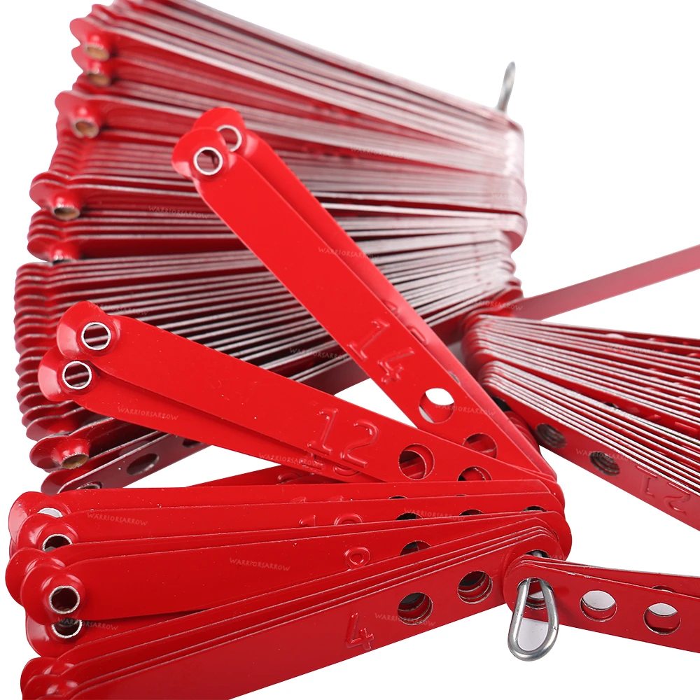 1 Set Red Leg Band Application Plier Leg Rings Band  Aluminium For Chicken Duck Identification