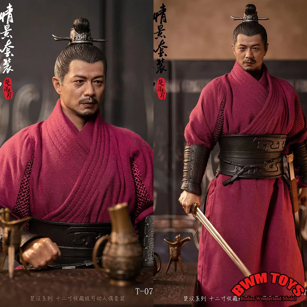 Collectible T-07 1/6 Scale Chu Han Series Ancient Chinese General Han Xin Full Set 12” Male Solider Action Figure Toys For Fans