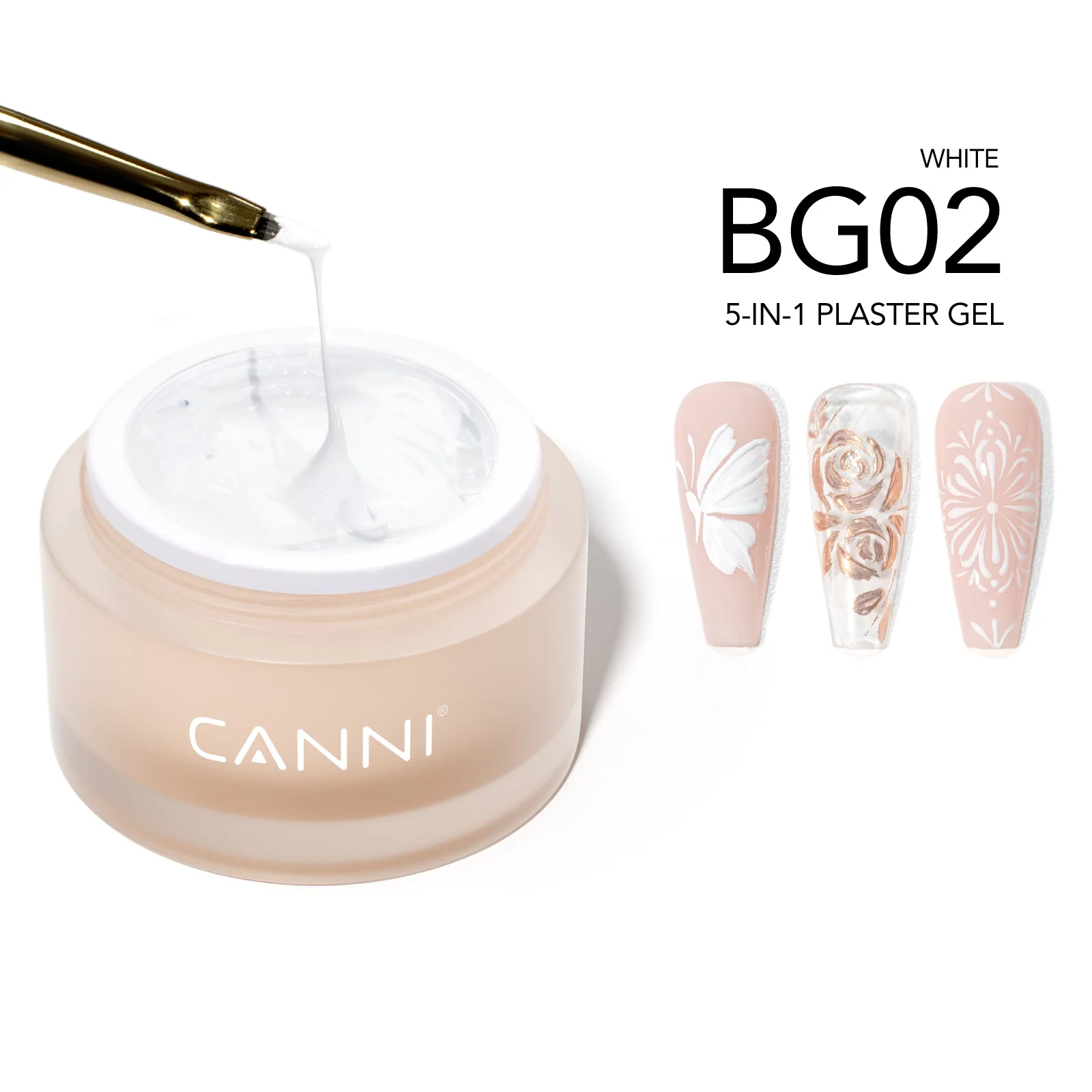 10g CANNI Fiber Base Coat Glasreparatur-Gel Hochglänzender Langlebiger Top Coat Halbtransparentes Milchweißes PVC 3D-Modellier-Gel – Detail 19