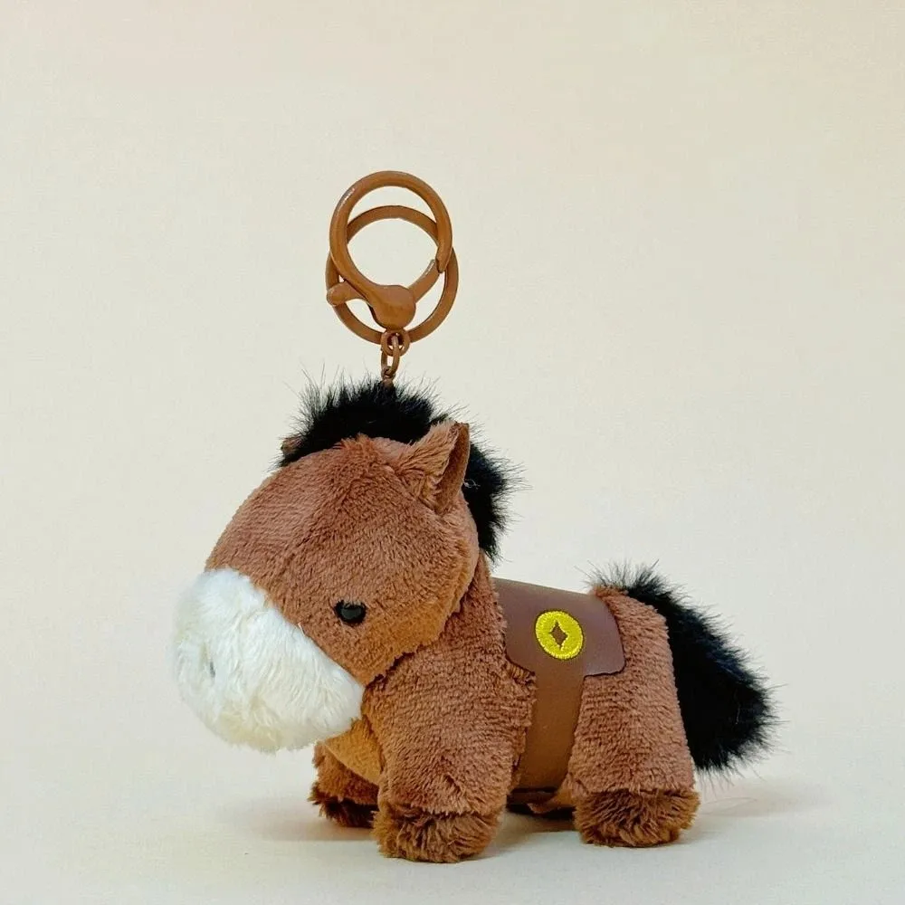 

Creative Sound Pony Pendant Mascot Soft Sound Horse Keychain Good Luck Cute Cartoon Horse Pendant Birthday Gift