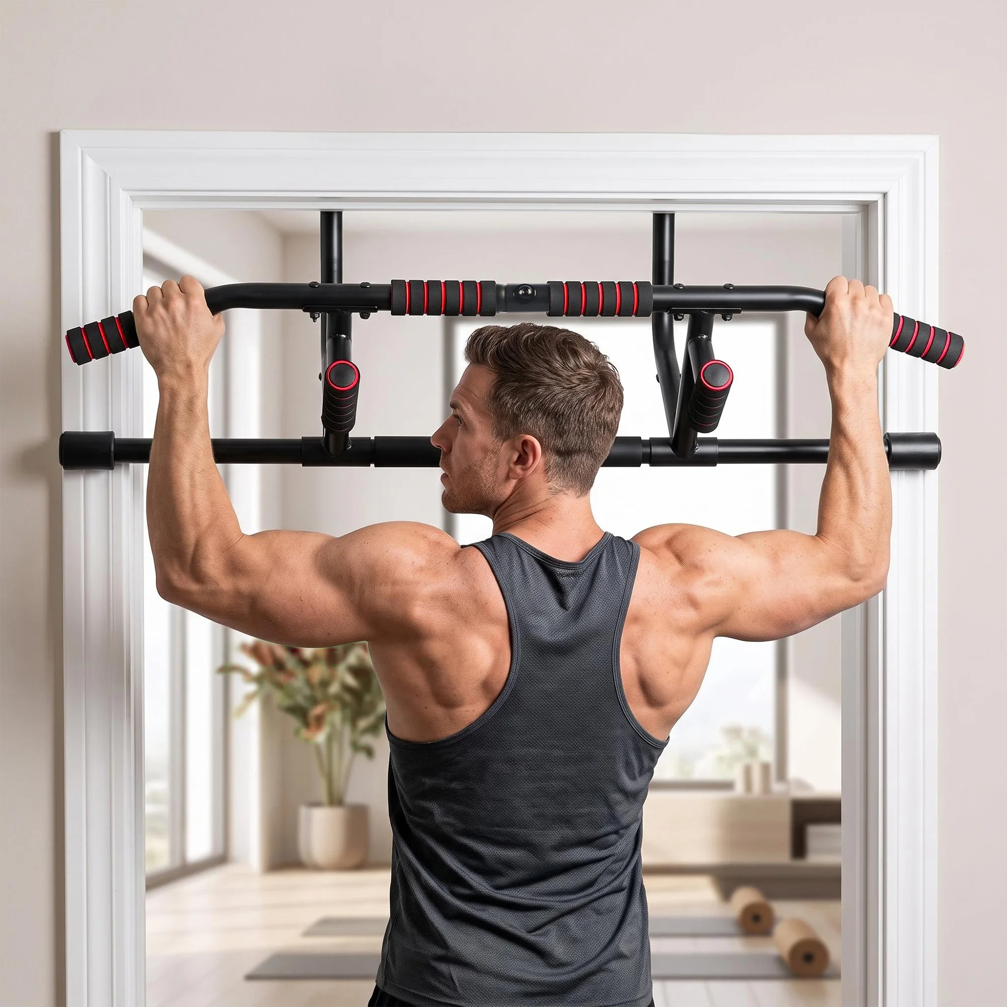 Barre de traction réglable pou - Door Pull Up Bar No Screw avis et prix