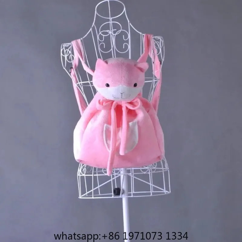 Danganronpa Nanami Chiaki Cosplay Cat Backpack Pink School Shoulder Bag Girls Dangan Ronpa Halloween Props Bags