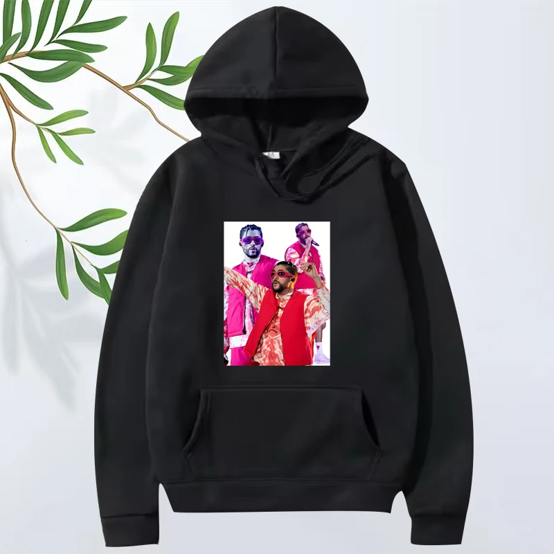 

Bad Bunny Essential hoodie 2025 new men women fashion cool Long sleeve Sweatshirt with print Graphics oversized hoodie unisex