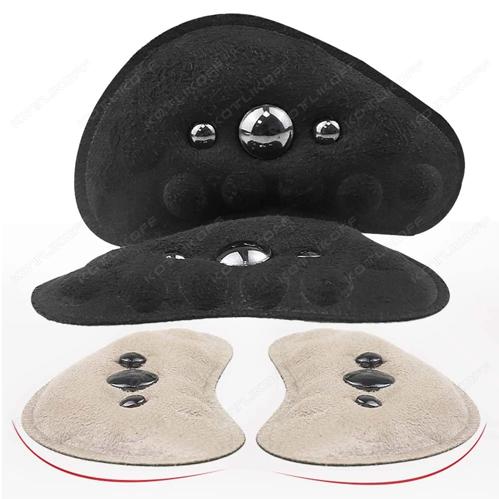 KOTLIKOFF O/X الساق النعال العظام قوس دعم أروح Varus تصحيح ذاتية اللصق المغناطيس تدليك منصات العناية بالقدم