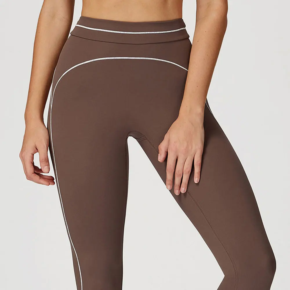 Women Yoga Leggings Fitness Leggings Running Cycling Pants Breathable Sports Leggings High Waist Summer Workout Gym Clothing