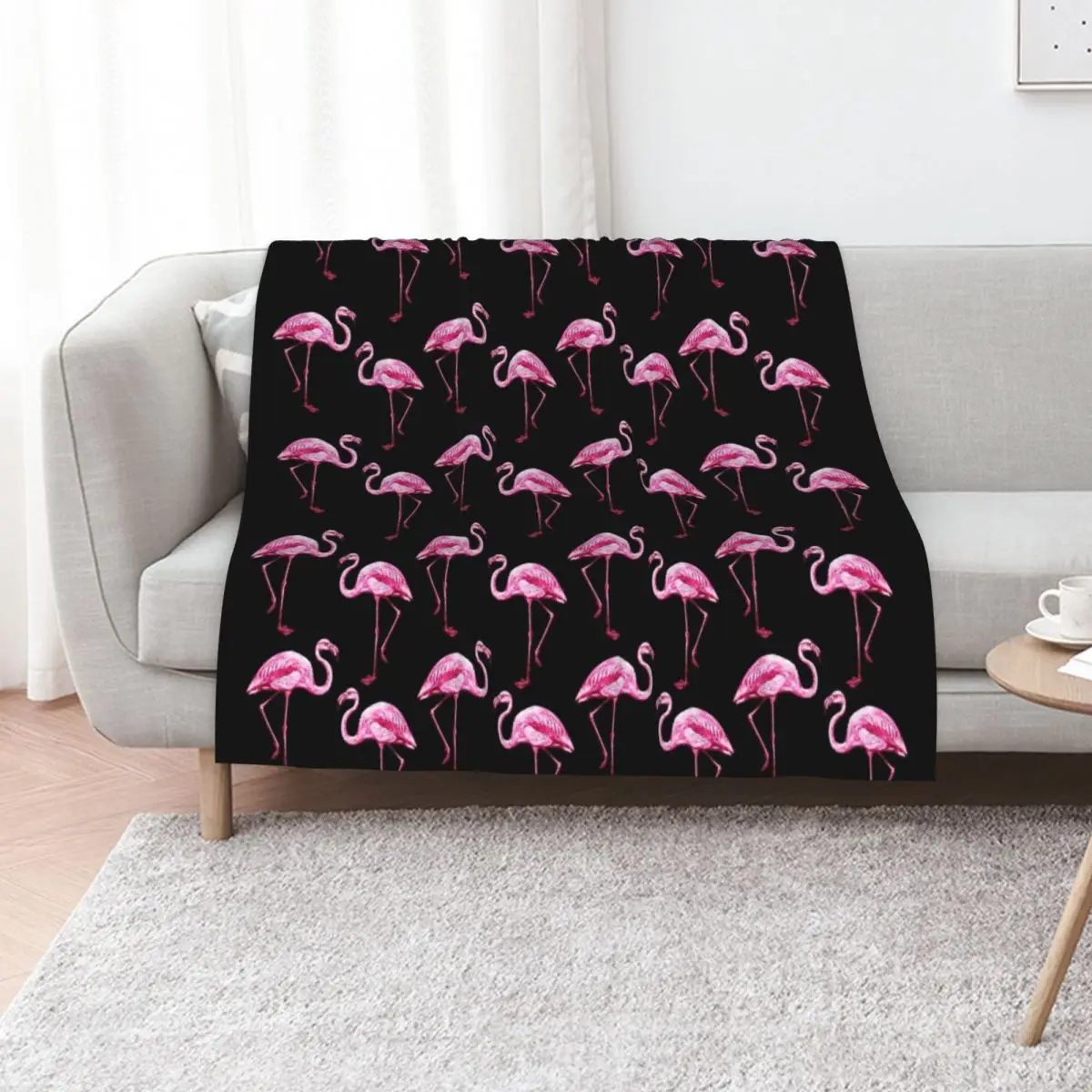 

Flamingo pattern Throw Blanket Summer Soft for sofa Single Blankets