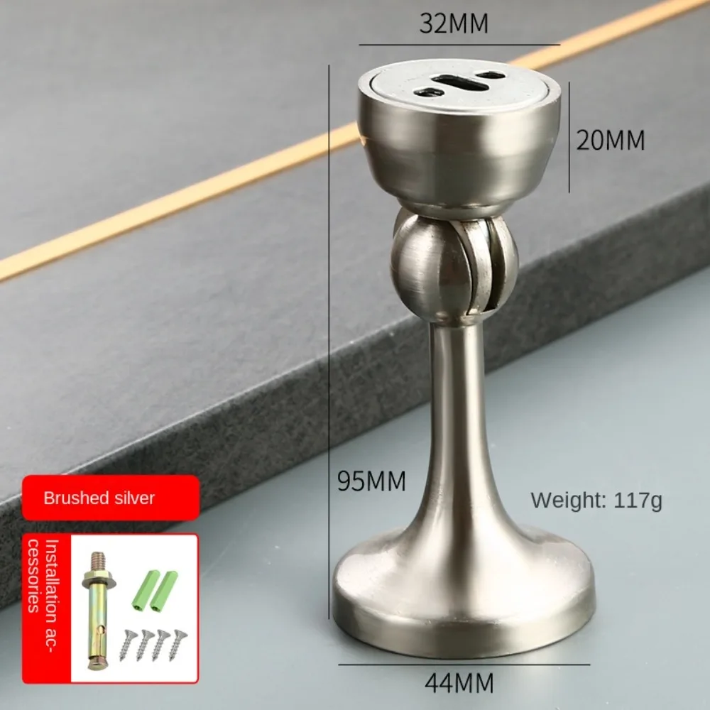 ตัวกันกระแทกประตูแบบติดผนังชนิดแม่เหล็ก ติดตั้งง่าย แม่เหล็กแรงดูดสูง ปิดประตูเงียบ ทนทาน