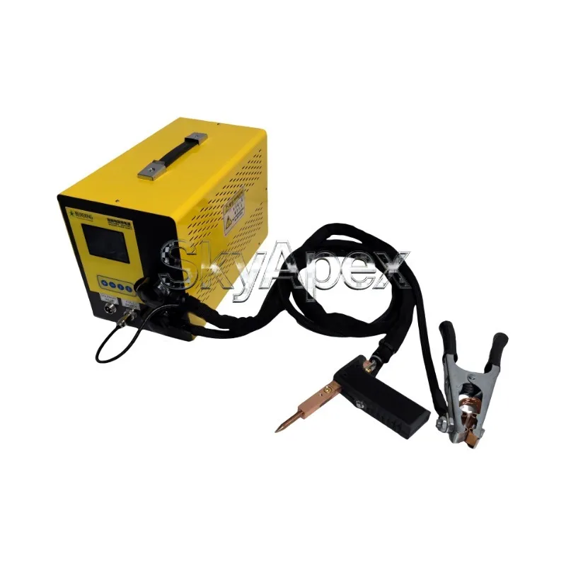 480 Handheld Spot Welder Portable Manual Stainless Steel Sheet Metal Traceless Metal Nameplate Positioning Spot Welding