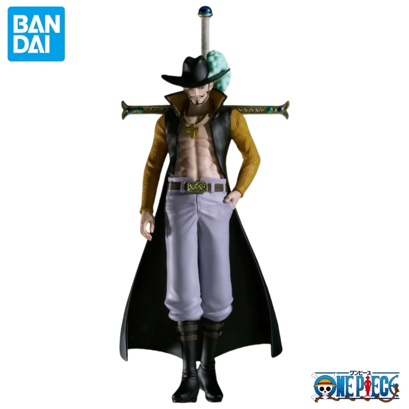 

В наличии Bandai, оригинальная фигурка Banpresto One Piece Dracule Mihawk, модель куклы, новые персонажи аниме в штучной упаковке