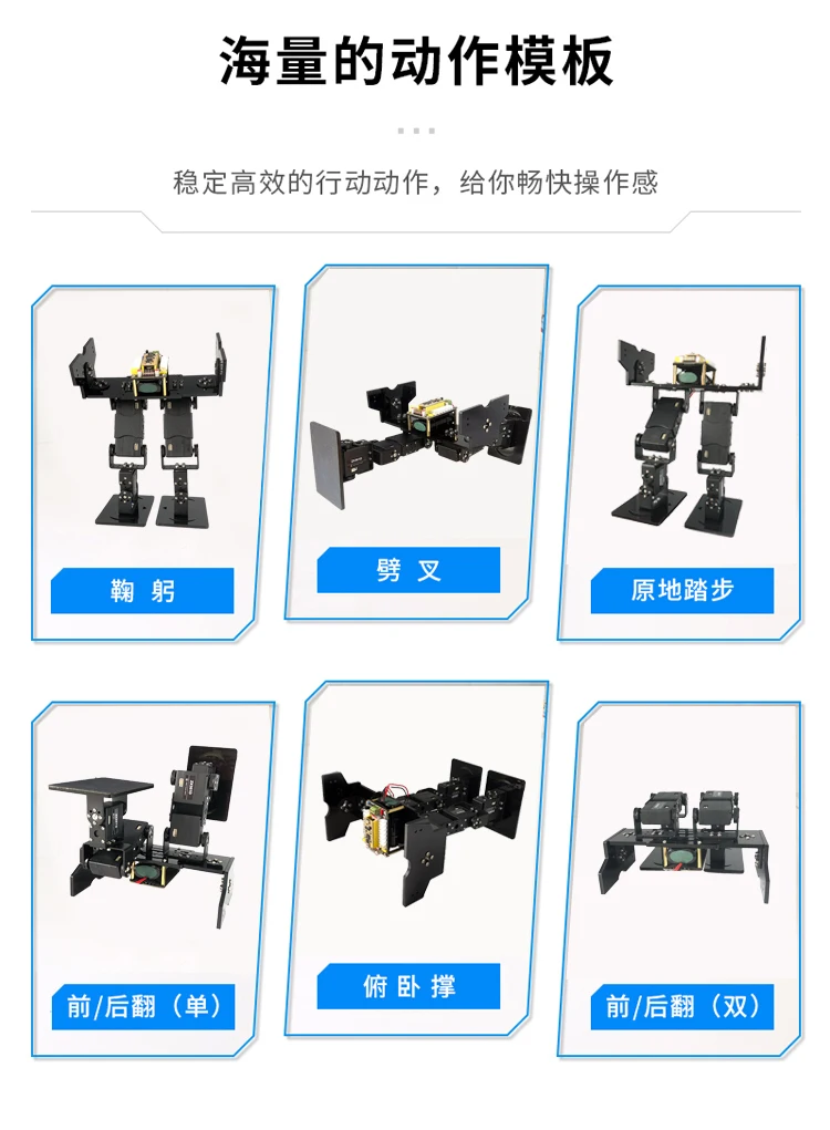 Bipedal Narrow-legged Robot 6-DOF Racing STM32 programming Kit