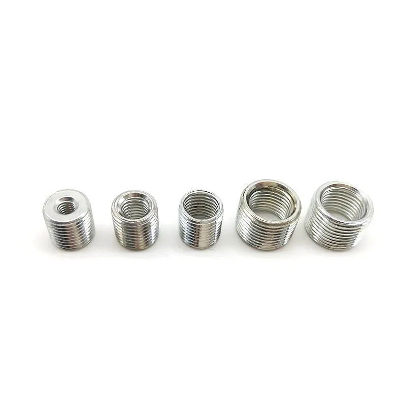 Stainless Steel 304 Inside Outside Thread Adapter Screw M4 M6 M8 M10 M12 Wire Thread Insert Sleeve Conversion Nut Coupler Convey