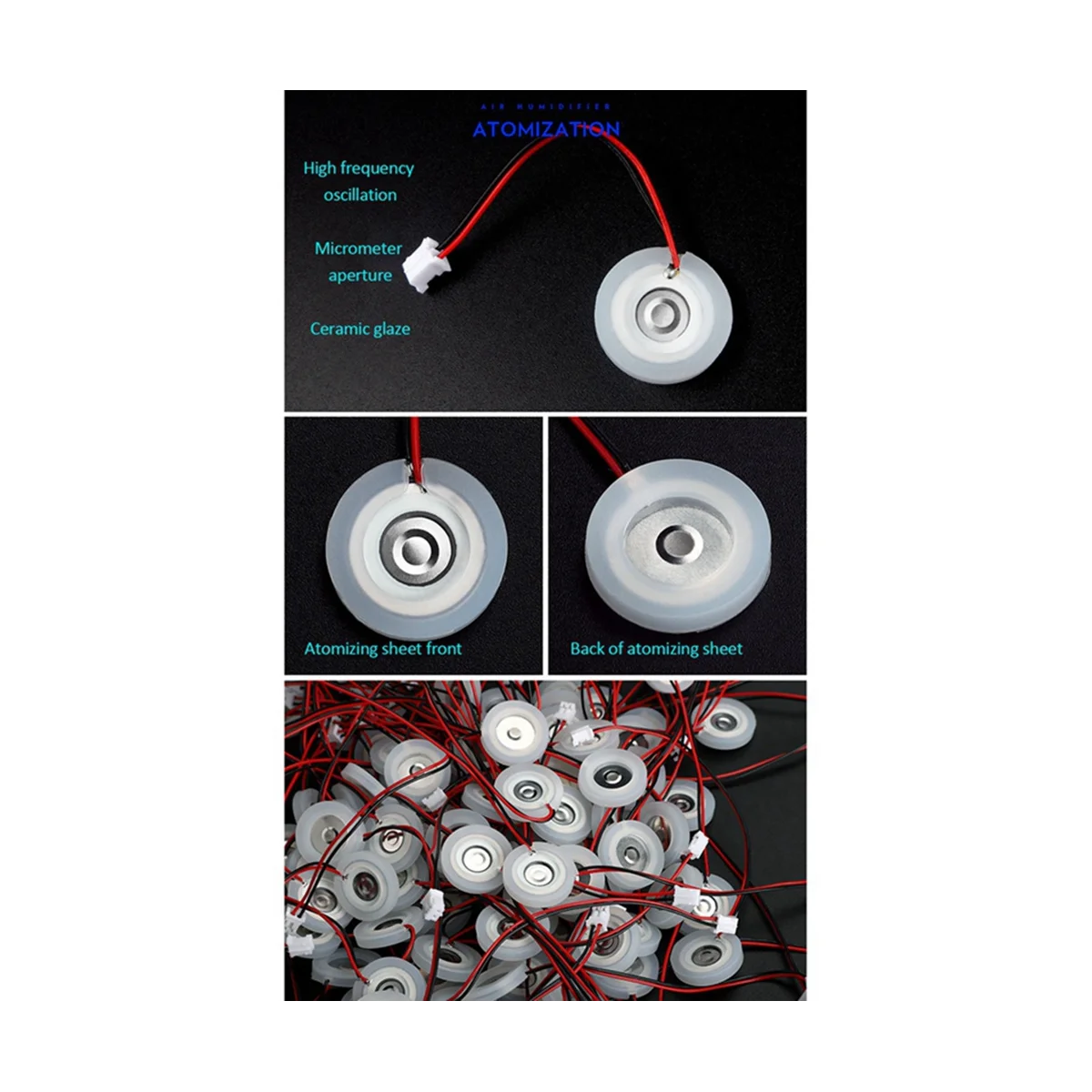 Dual Spray Atomization Module USB Humidifier Driving Circuit Board Atomization Experimental Equipment DIY Incubation