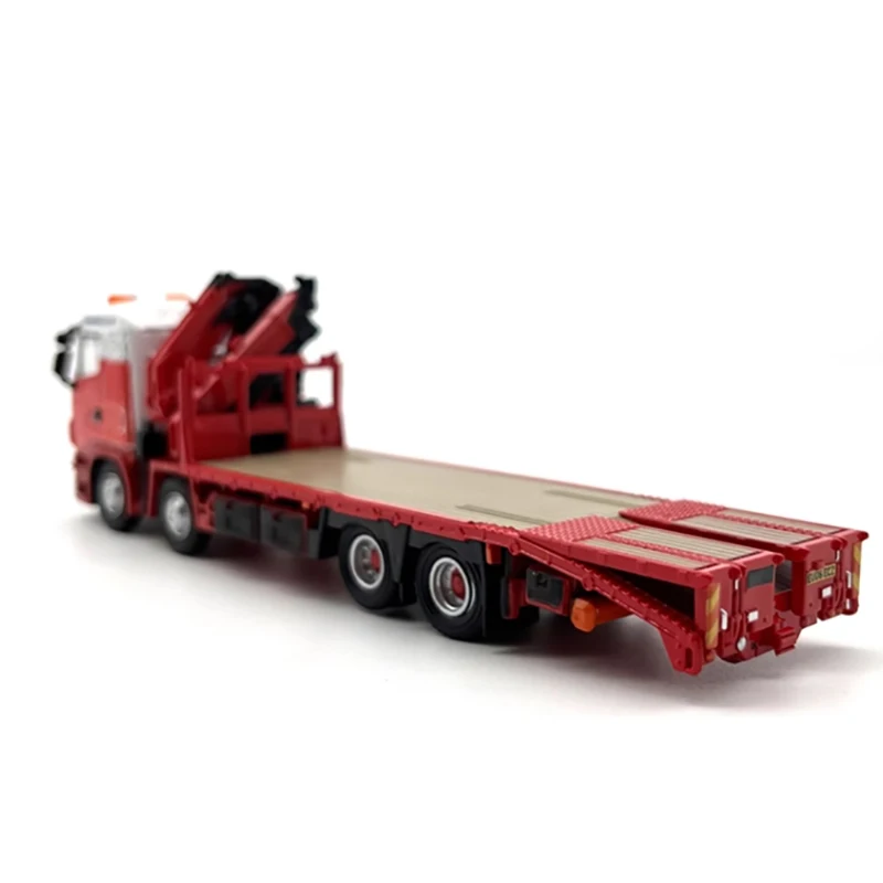 Diecast 1:76 Scale OXFORD R420 Trailer Crane Truck Alloy Automobile Model Exquisite Finished Product Simulation Toy Gift