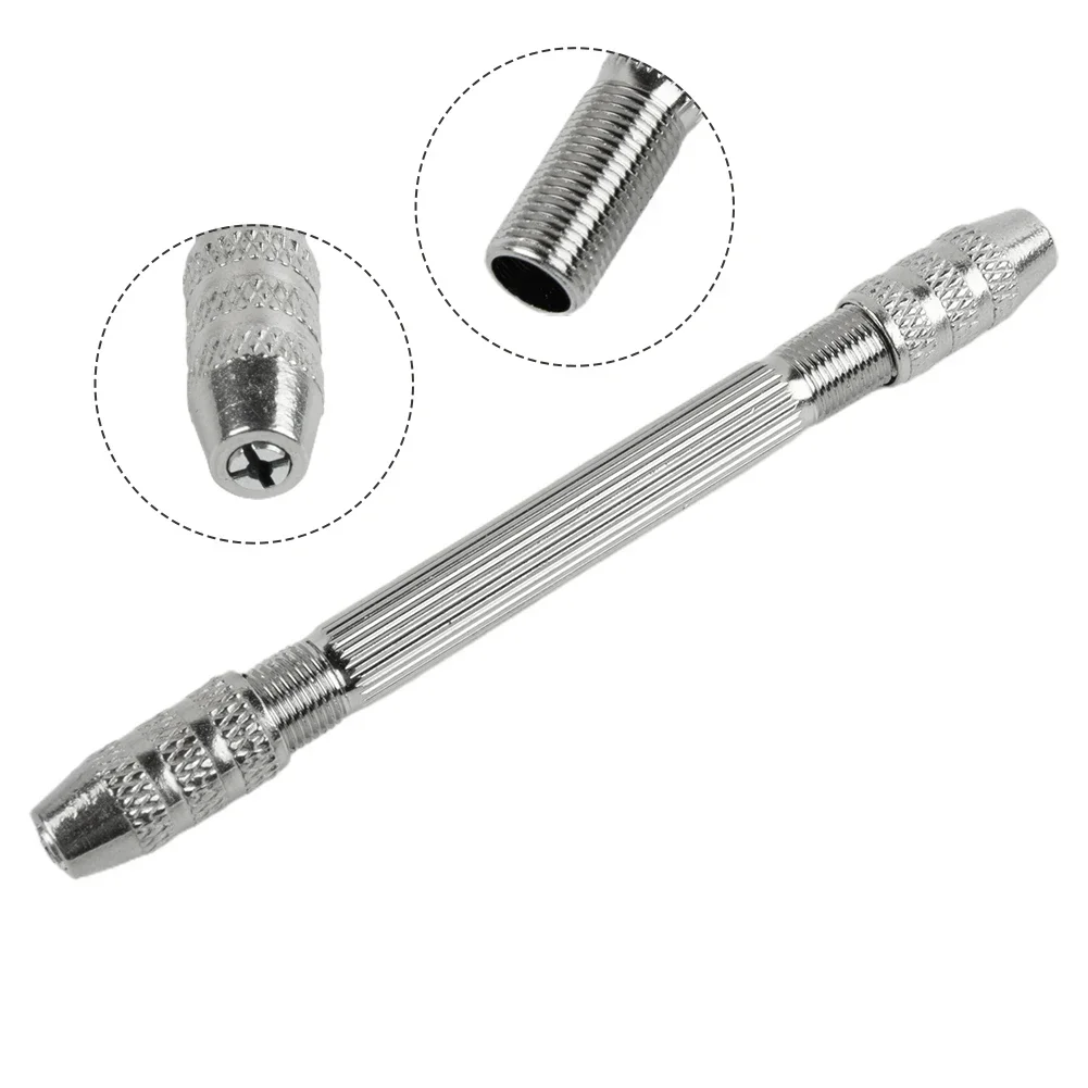 Doppelkopf Hand Bohrfutter Bohrer Halter Kleine Pin Schraubstock Reparatur Werkzeug Hand Bohrfutter Hand Bohrer Set Für Bohren Holz