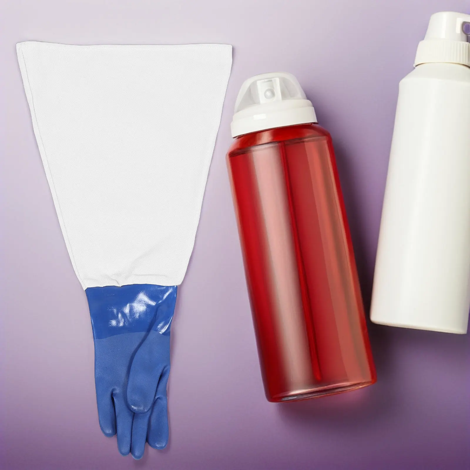 

Sandblasting Cabinet Gloves Heavy Duty Abrasion Resistant Thickened Protective Left Hand Sand Removal Workshop Gardening