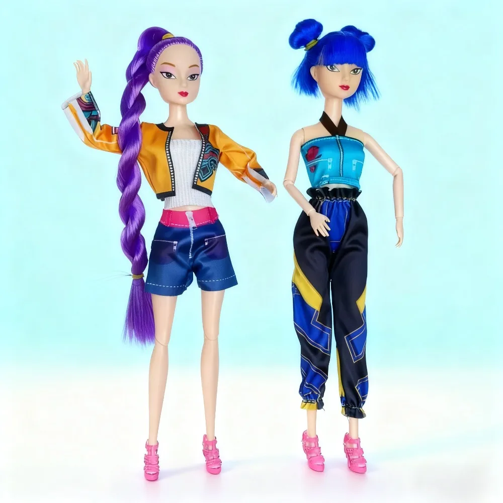 

30 см Demon Hunters Rumi Mira Zoey кукла игрушка Kpop Demon Hunters кукла и одежда кукла девушка одеваются фанаты коллекционные подарки