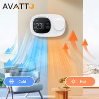 AVATTO Tuya WiFi Heating/Cooling Water Gas Boiler Temperature Controller,Low Power Battery Smart Thermostat,Alexa Google Home