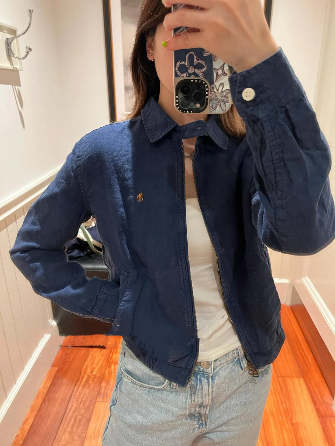 เสื้อโค้ทผ้าลินินสไตล์เรโทรอเมริกันสำหรับฤดูใบไม้ร่วงต้นๆ  แบบลำลองอเนกประสงค์ ปกเสื้อแบบทางการ